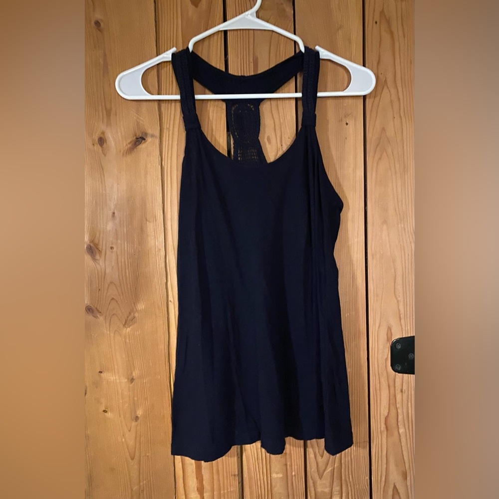 Converse One Star Navy Blue Racerback Tank Top